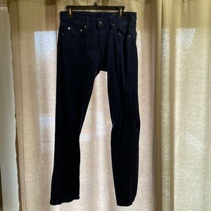 Mens Bonobos navy blue jeans. 30x32